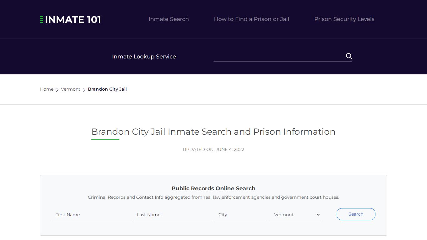 Brandon City Jail Inmate Search, Visitation, Phone no ...